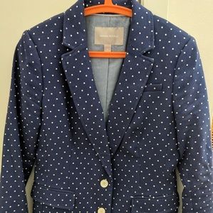 Polka dot Banana Republic Blazer